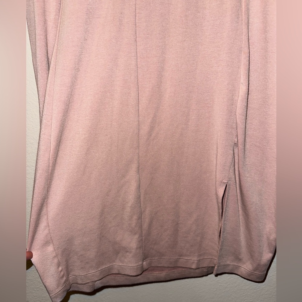 Nike air woman’s pink mock neck long sleeve dress S athleisure streetwear - Picture 3 of 9